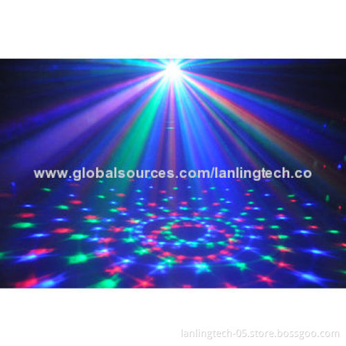 LXG121A 3*1W RGB Auto Sound Indoor Magic LED Crystal Ball Light